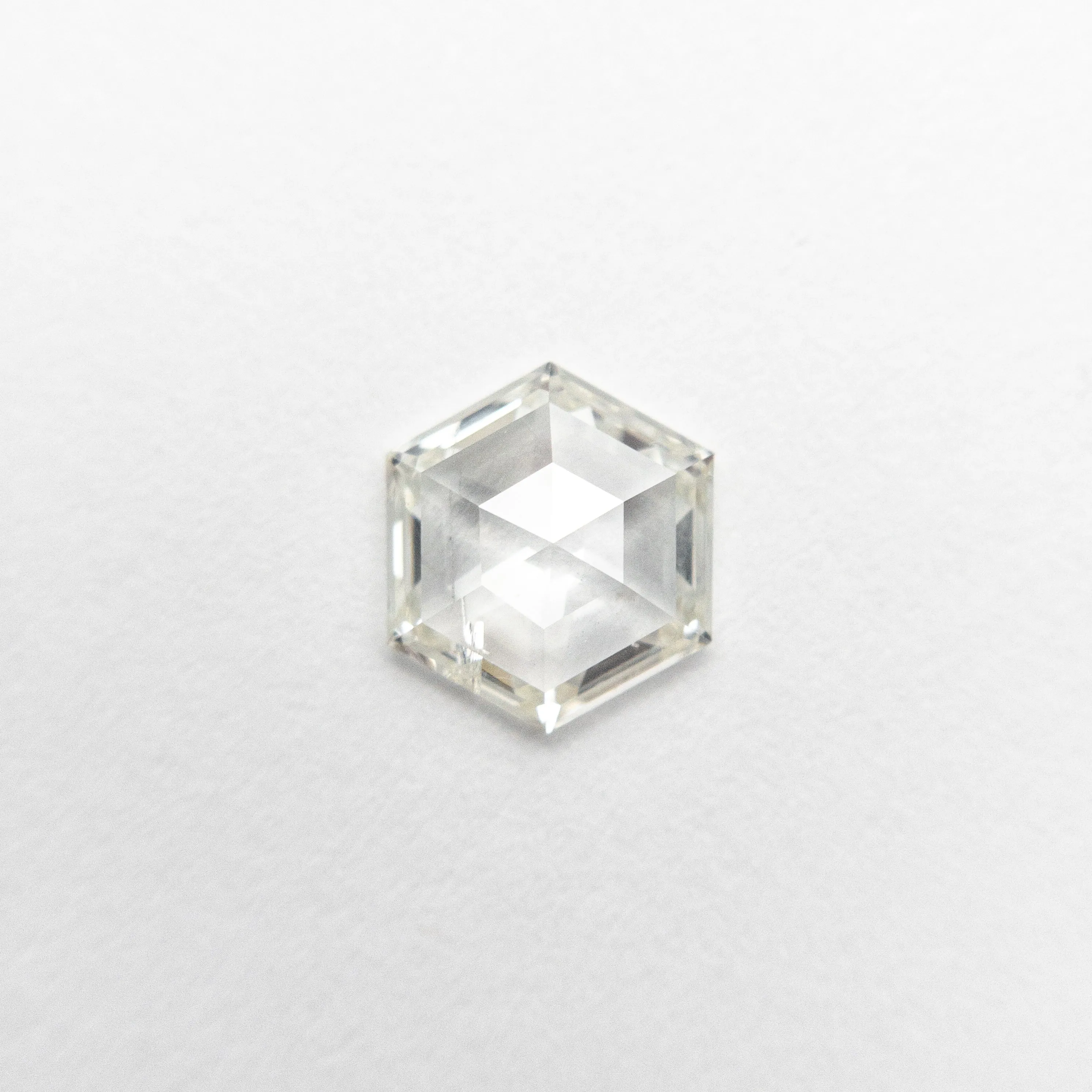 0.52ct 6.64x6.50x1.82mm I1+ H Hexagon Rosecut 19386-20