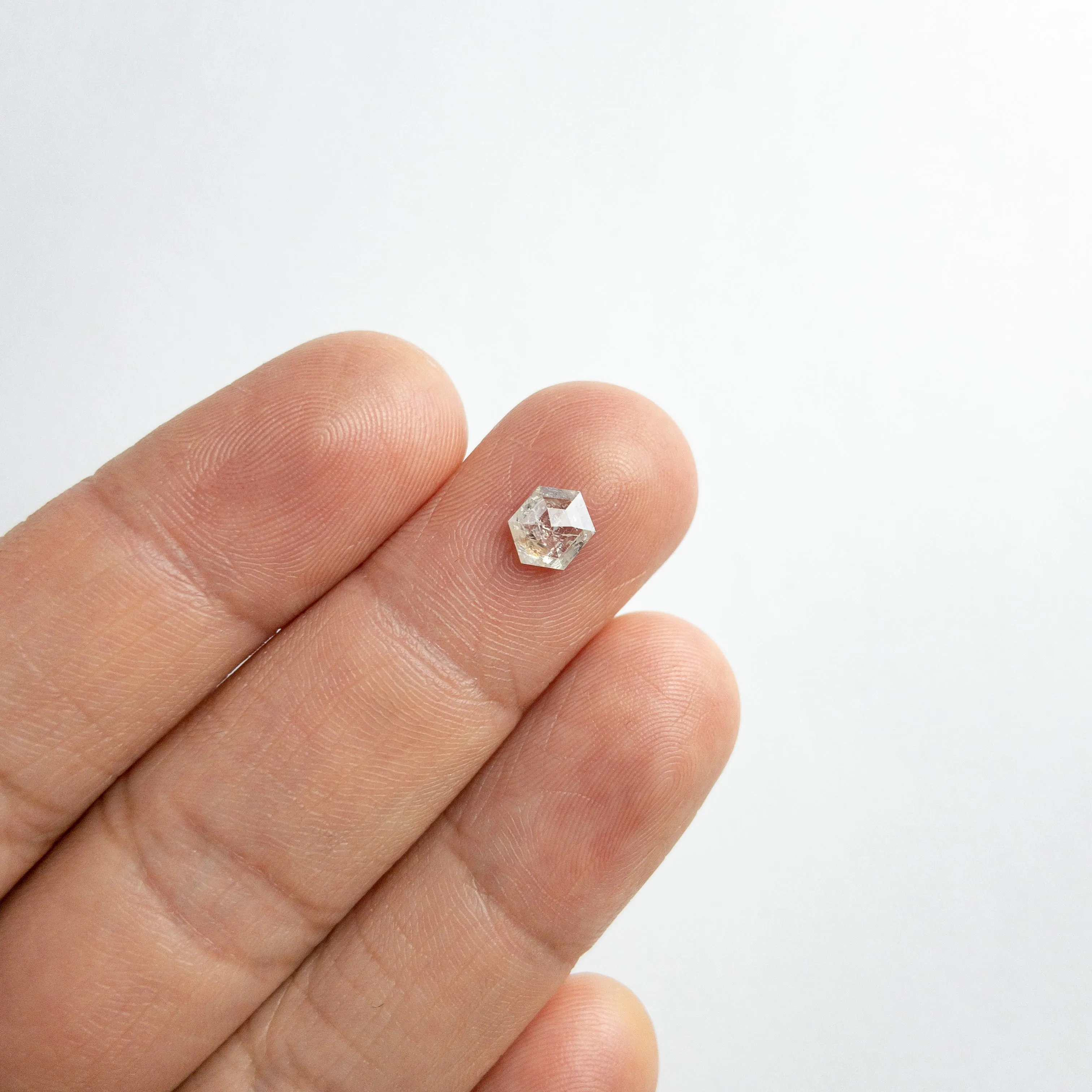 0.74ct 6.95x5.54x2.34mm Hexagon Rosecut 18121-08
