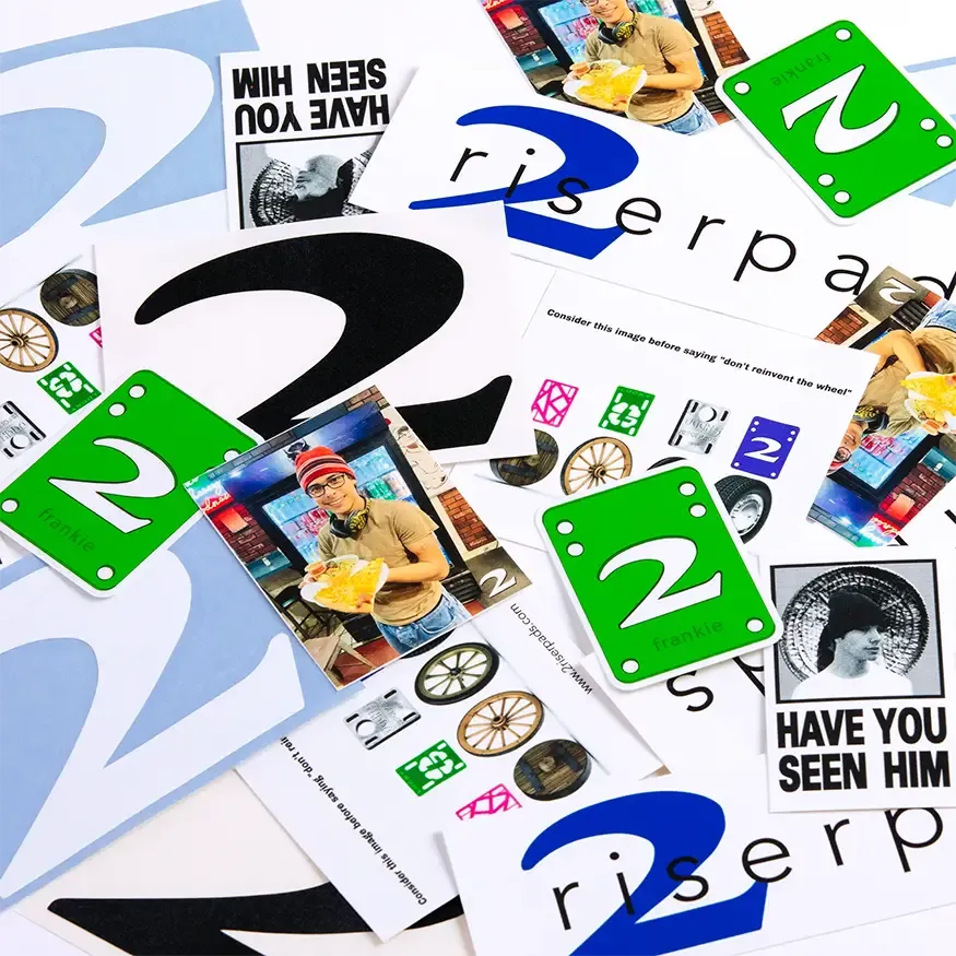 2 Riser Pads Sticker Pack