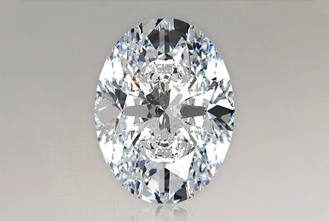 2.60 Carat Oval Lab Diamond