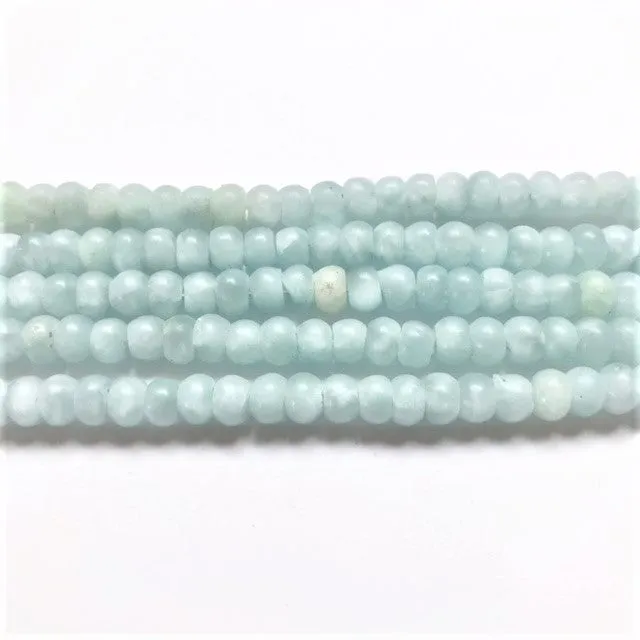 Amazonite Rondelle 6mm