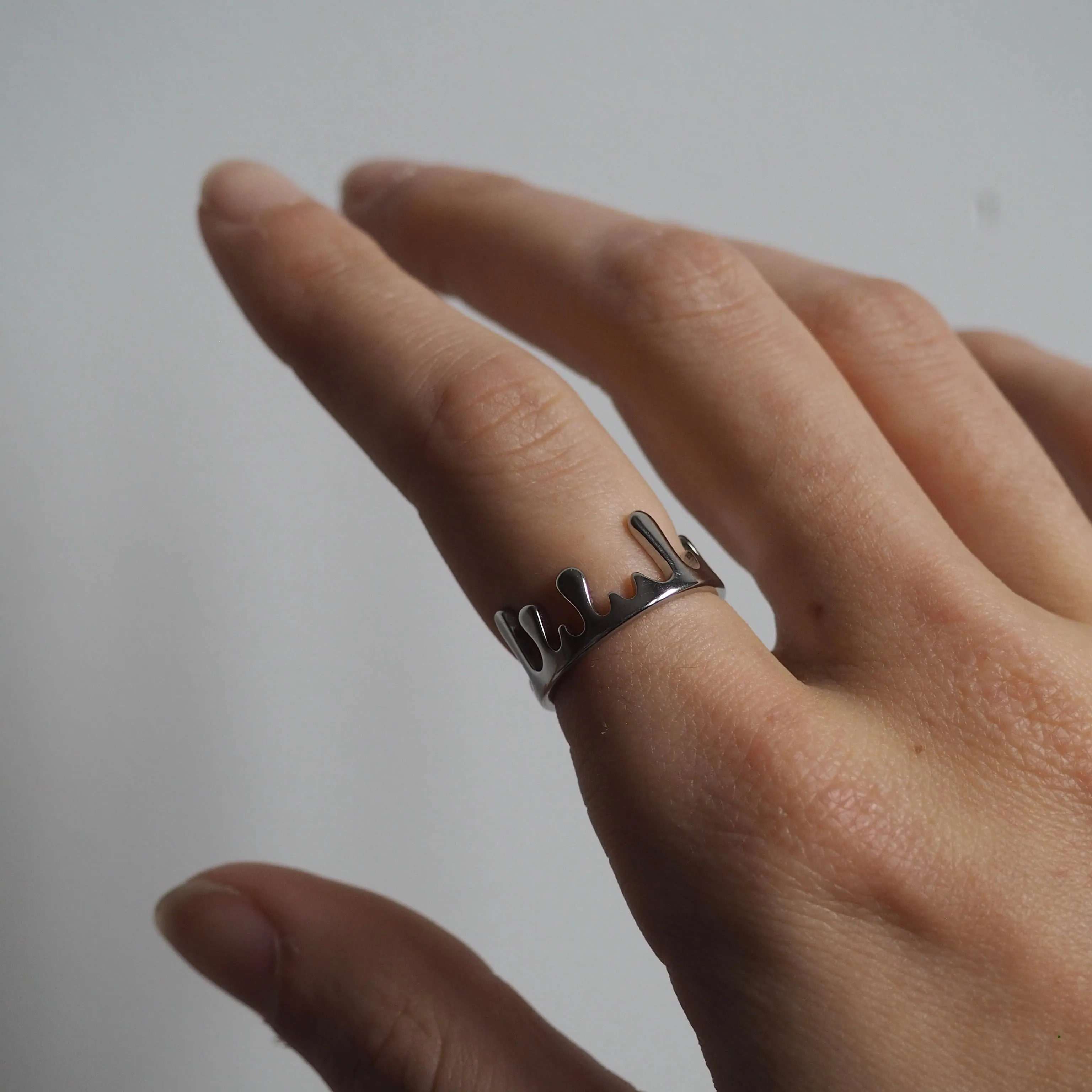 Anillo GOTAS PLATEADO