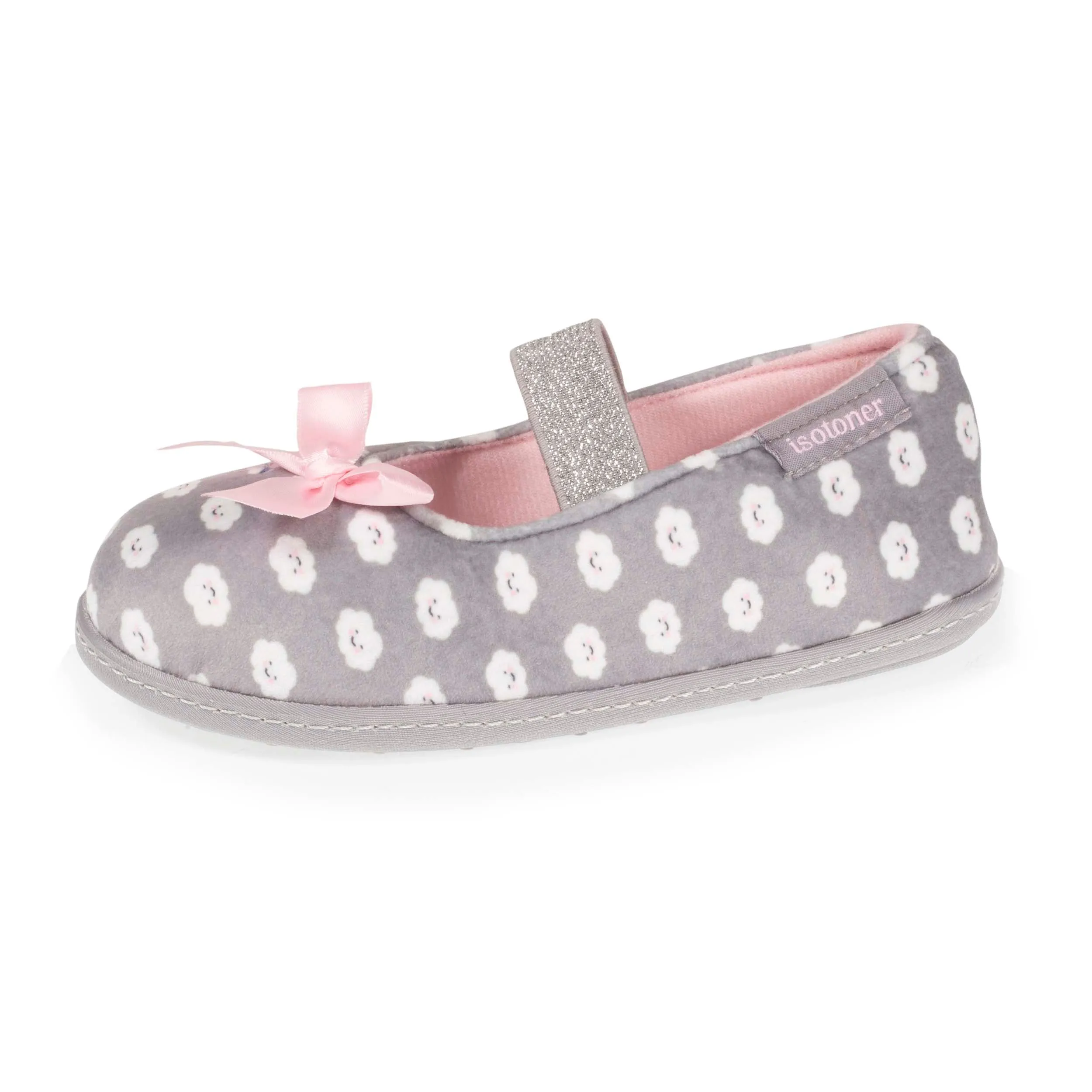Chaussons ballerines Enfant Gris Nuage