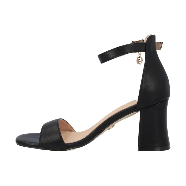Gold & Gold GD 55 Sandali Donna Tacco Cinturino alla Caviglia Nero