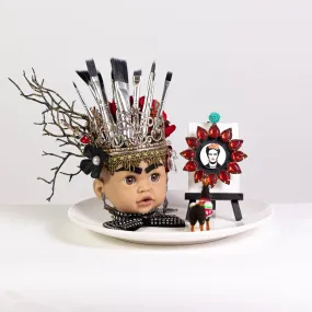 Grace Yip Designs - Frida the Fierce Baby Doll Art