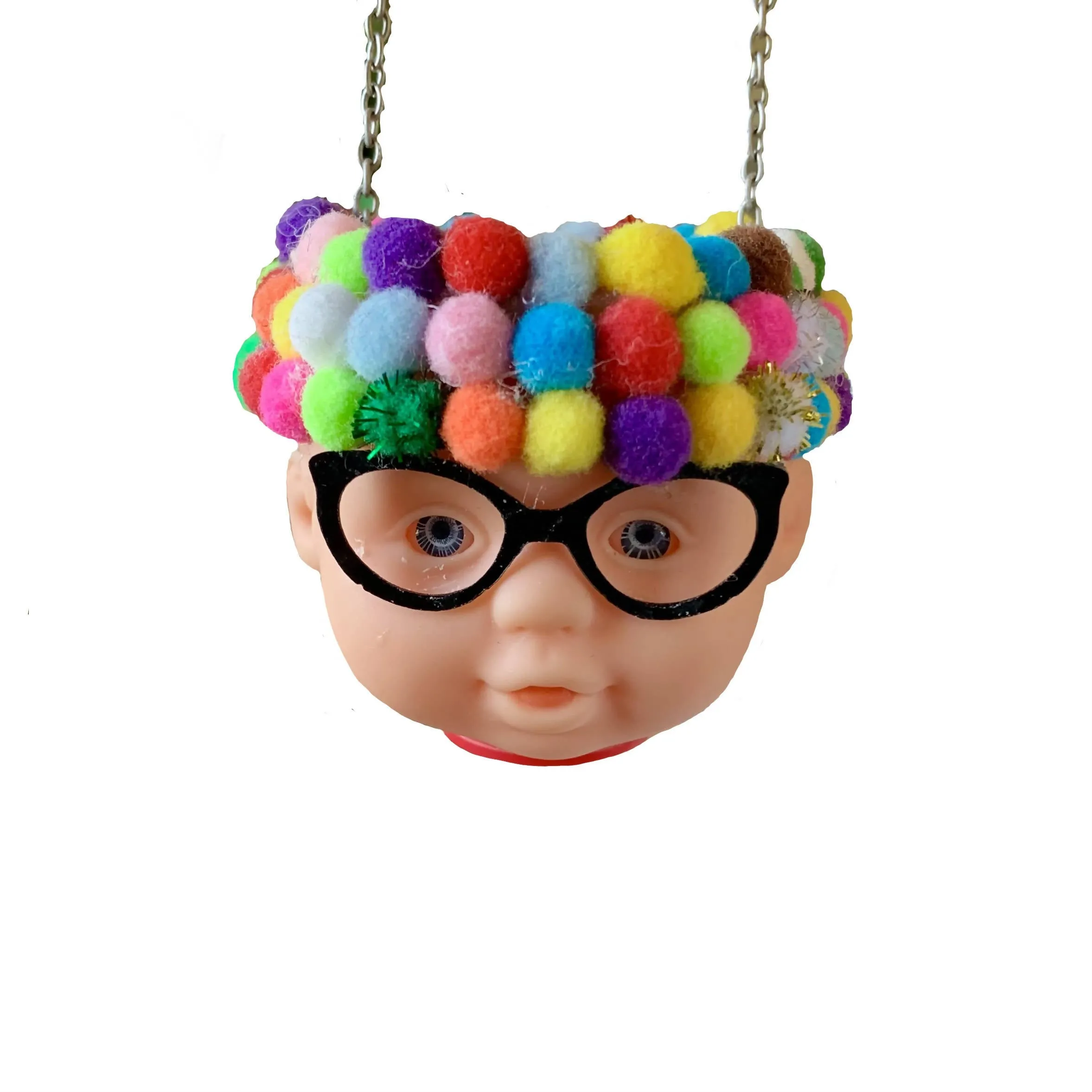 Grace Yip Designs- Pom Pom baby head necklace