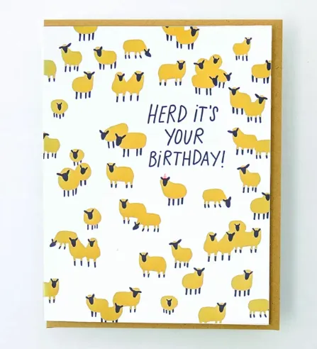 Herd It's Your Birthday Card