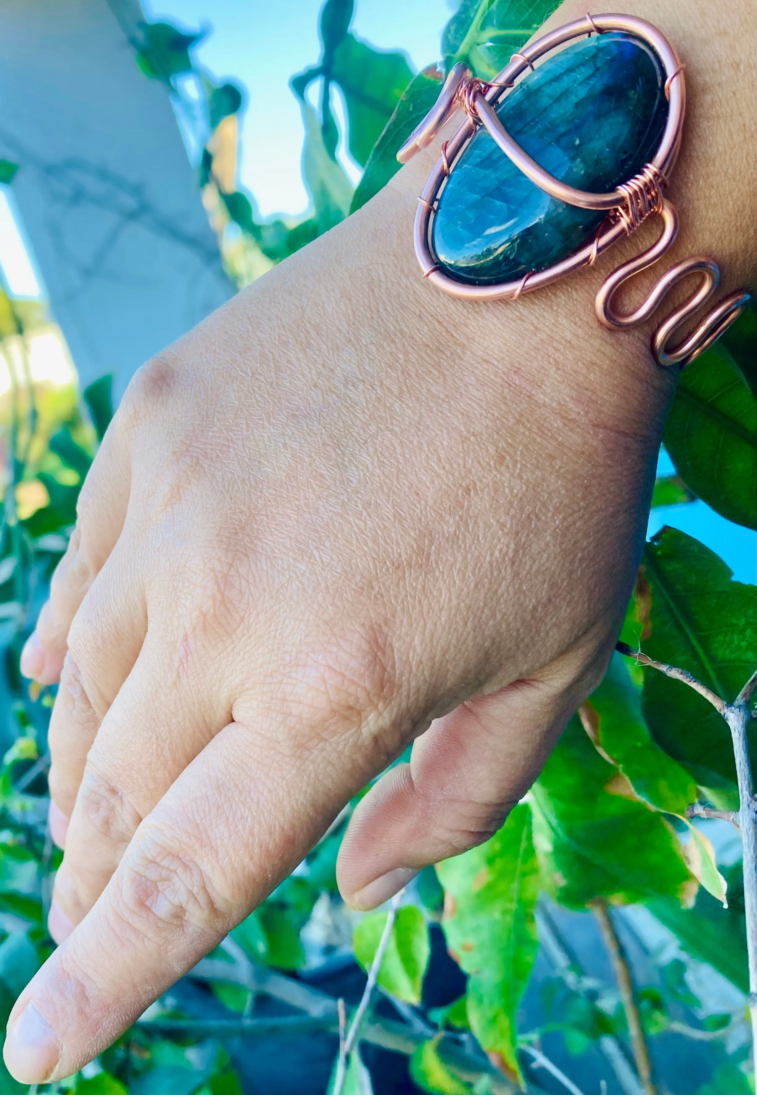 Labradorite Portal Cuff