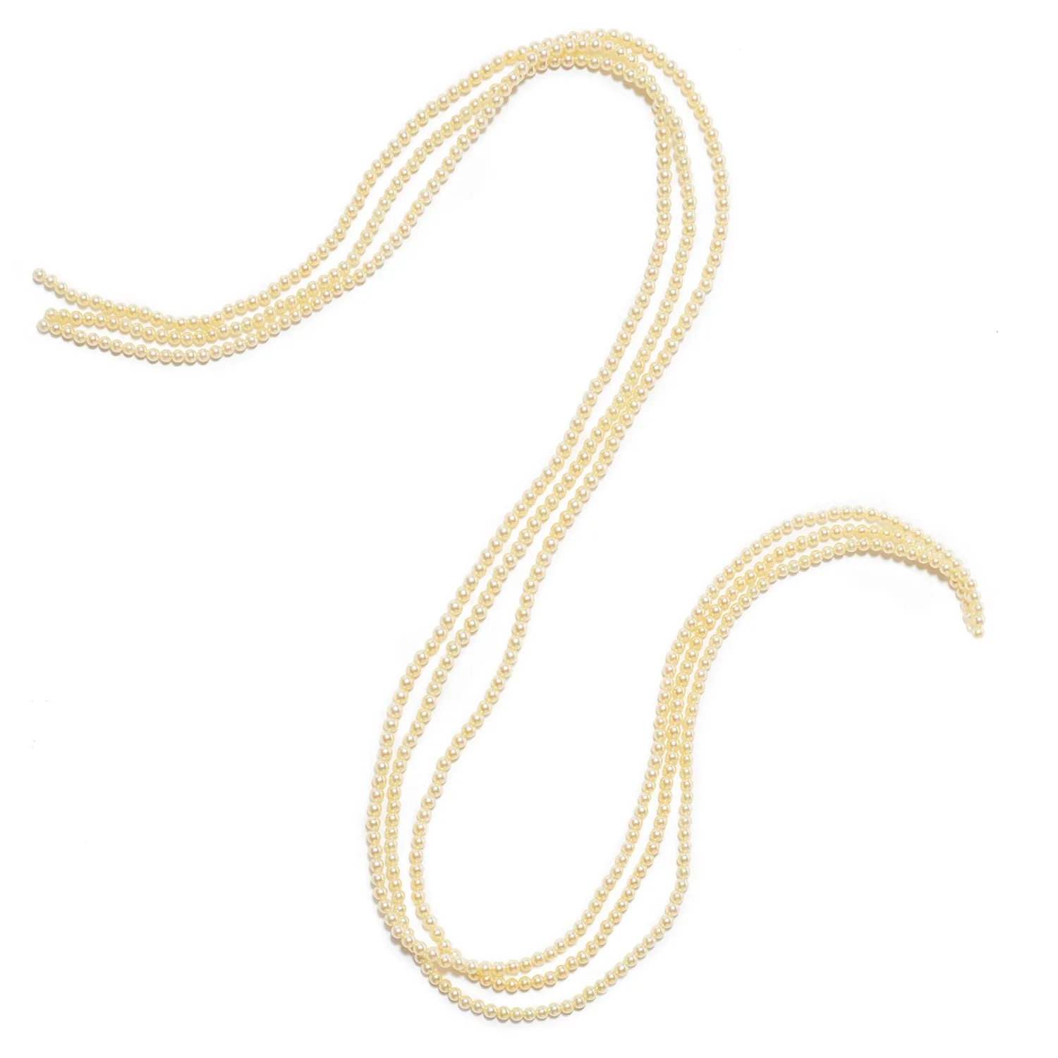 Light Golden Japanese Akoya Pearl Strand
