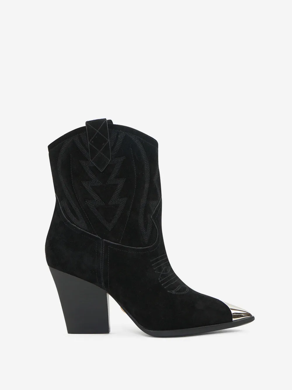Lola cruz - Texano in camoscio con puntale modello Gambels