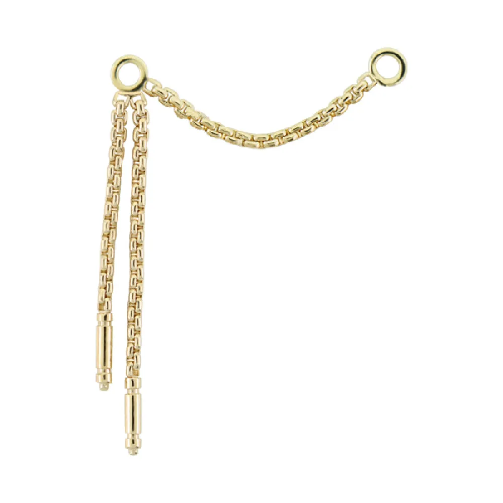 Meander III Chain Attachment in Gold