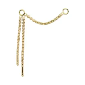 Meander III Chain Attachment in Gold