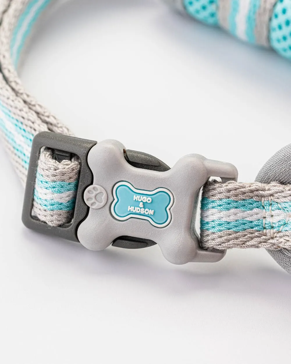 Mesh Dog Harness - Aqua