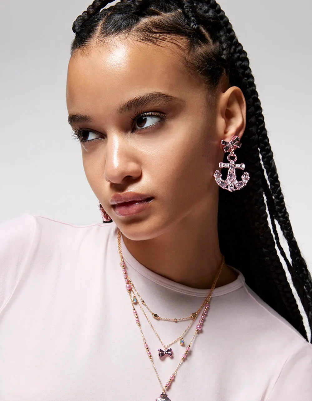 PINK SUMMER ILLUSION NECKLACE PINK