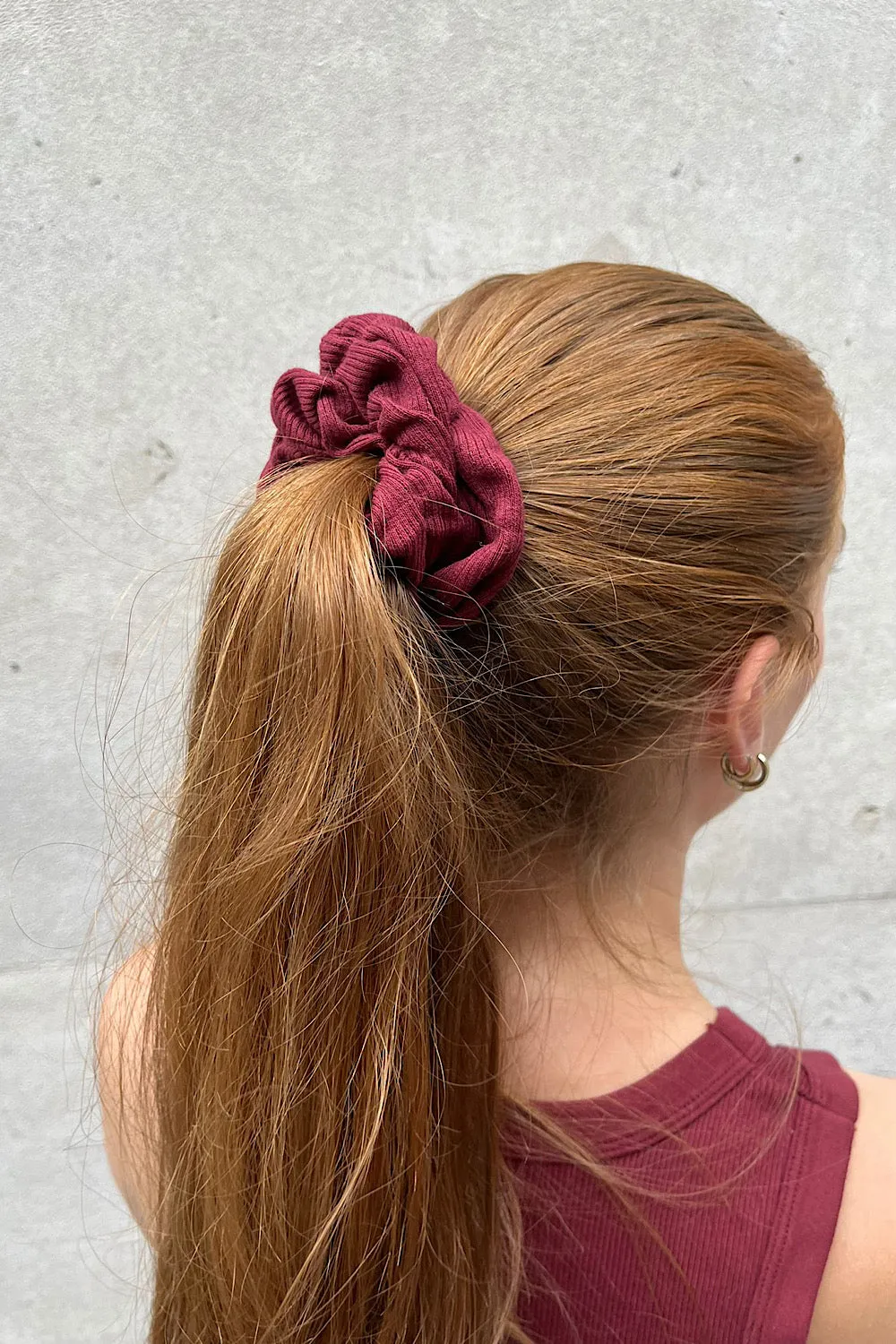 Ribbed Scrunchie