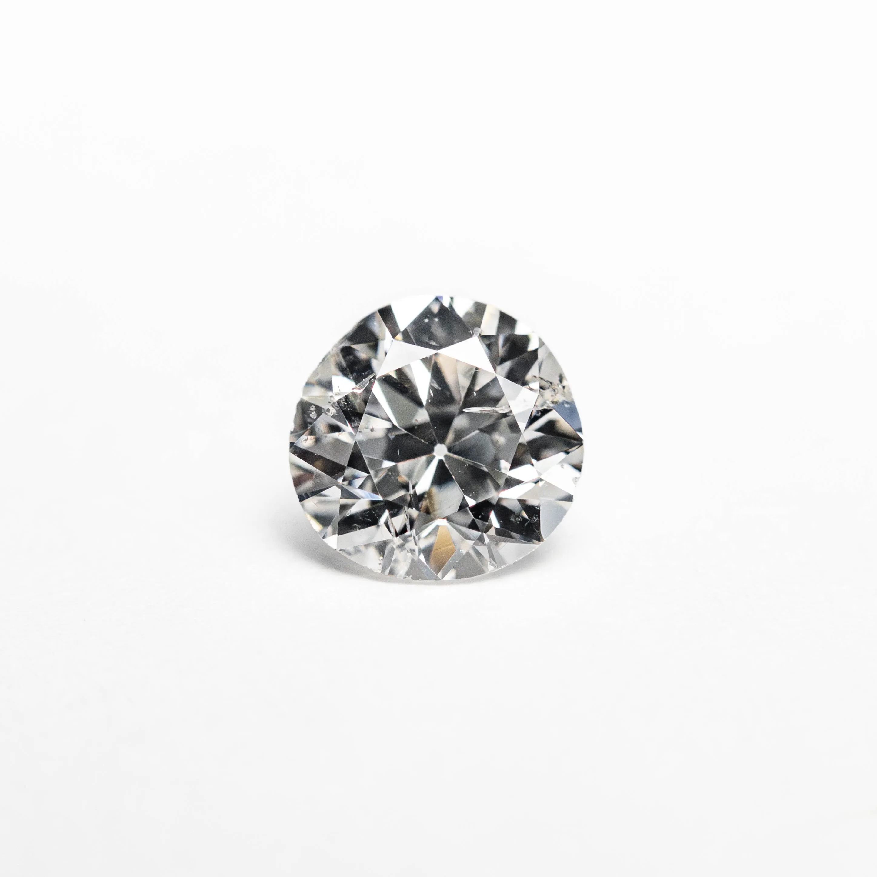 White Antique Old European Cut Diamond - 0.56ct Round