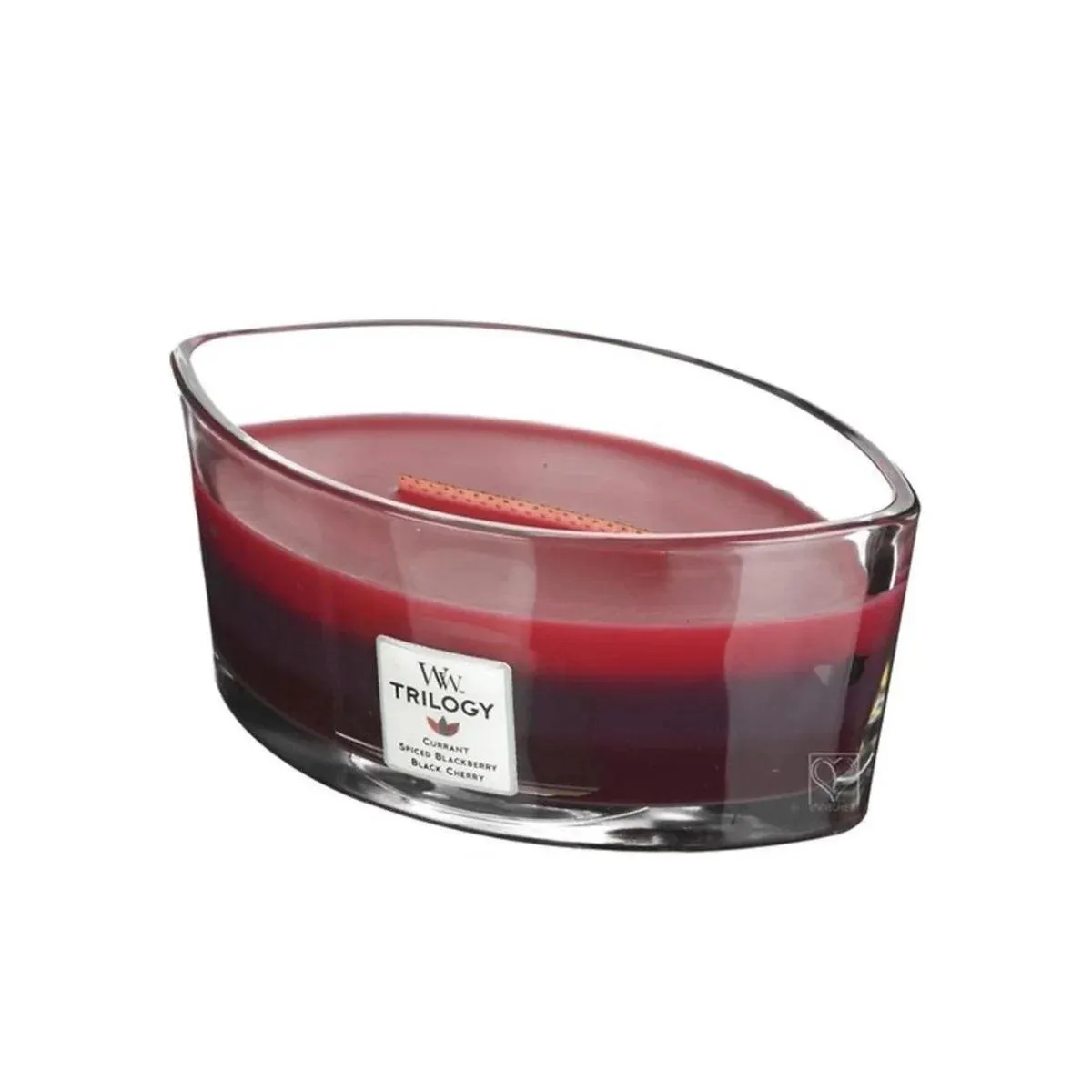 WoodWick Sun Ripened Berries Trilogy Candle Crackles As It Burns Ellipse Hearthwick
